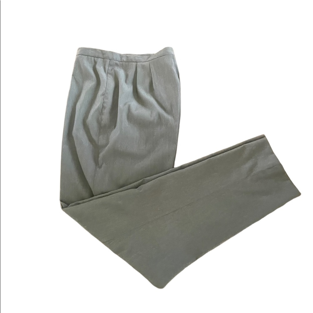 Liz Claiborne Gray Slacks, size 12, Solid Color Business Casual Neutral - Picture 4 of 10